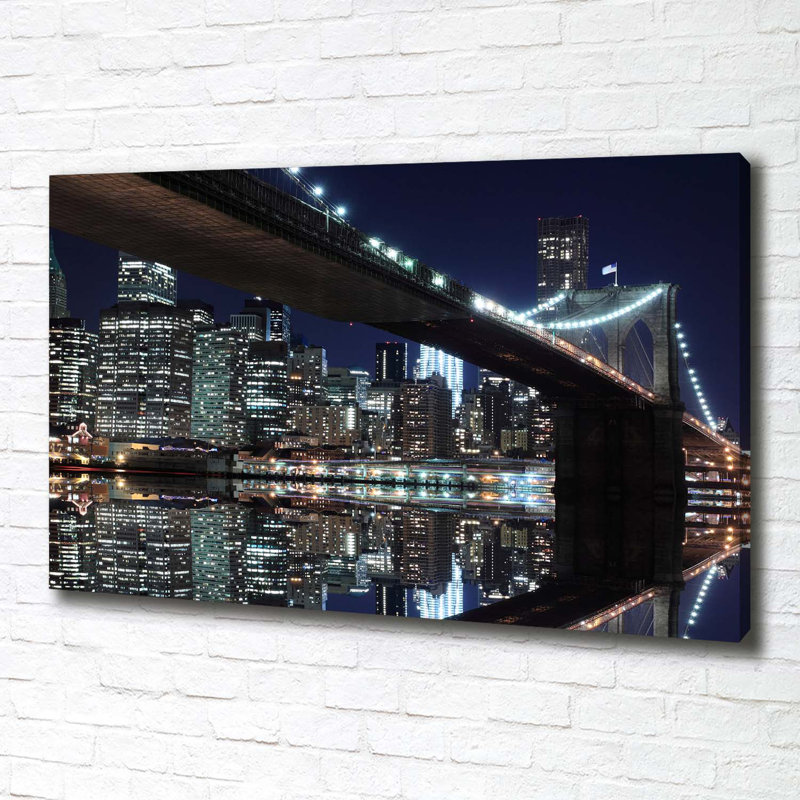 Brooklyn Bridge - Wrapped Canvas Print