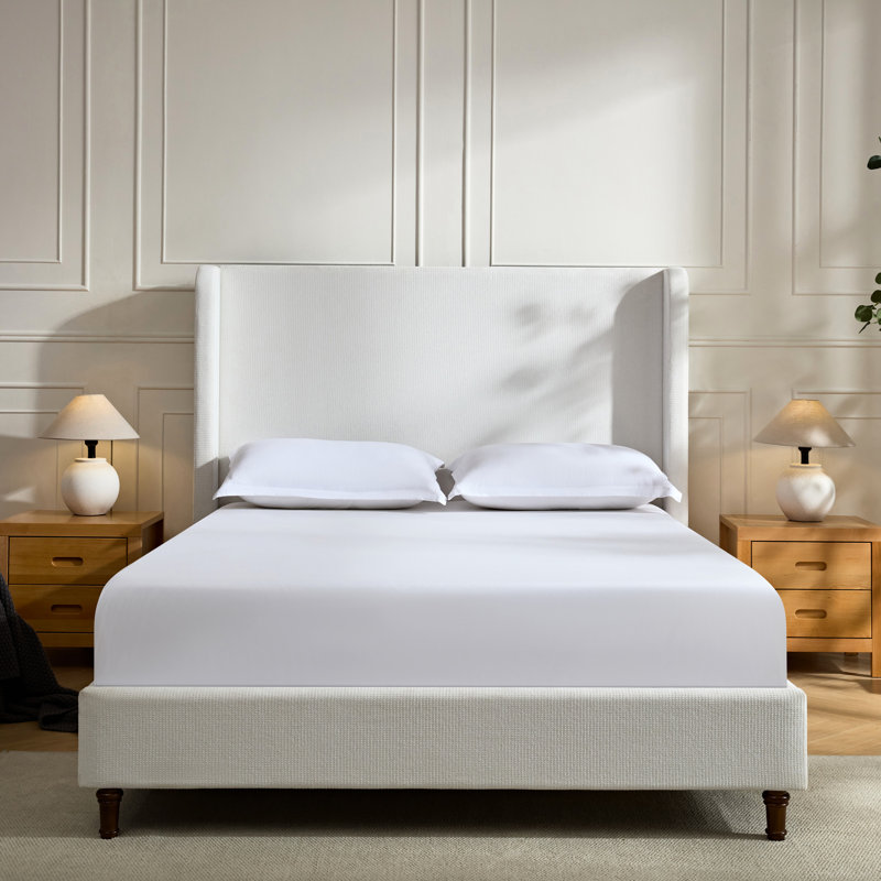 Grand lit tapissier Harper