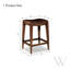 Jackson Upholstered Stool with Solid Wood Frame-17789061-48366686
