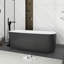Baignoire de trempage autoportante en acrylique de 58,5 po x 28,08 po-92361349