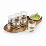 Cantinero Shot Glass Set with Serving Tray