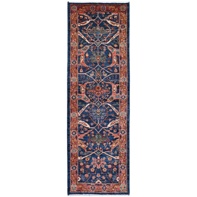 Transitional One-of-a-Kind Runner 2'8" X 7'11" Hand Knotted Area Rug