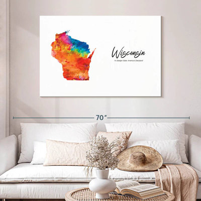 Aliaz Badger State Wisconsin Map