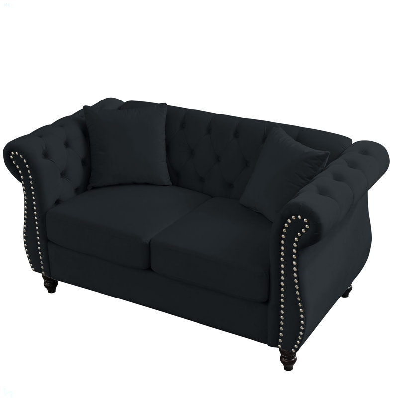 58.8" Chesterfield Sofa - Thumbnail 2