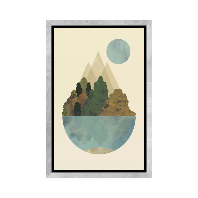 «Autumn» - reproduction, H 60 po x l 40po x P 1,5 po, Toile avec cadre argenté