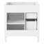 Meuble-lavabo de salle de bain de 30 po sans lavabo supérieur, armoire de rangement moderne avec 2 tiroirs et un tiroir rabattable (BASSIN INCLUS)-117193979-117193978