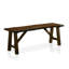 Banc en bois massif Rustic 1Pc