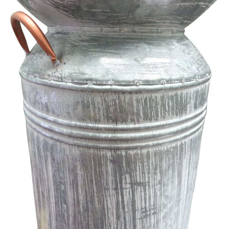Ensemble de 2 pots à fleurs en métal