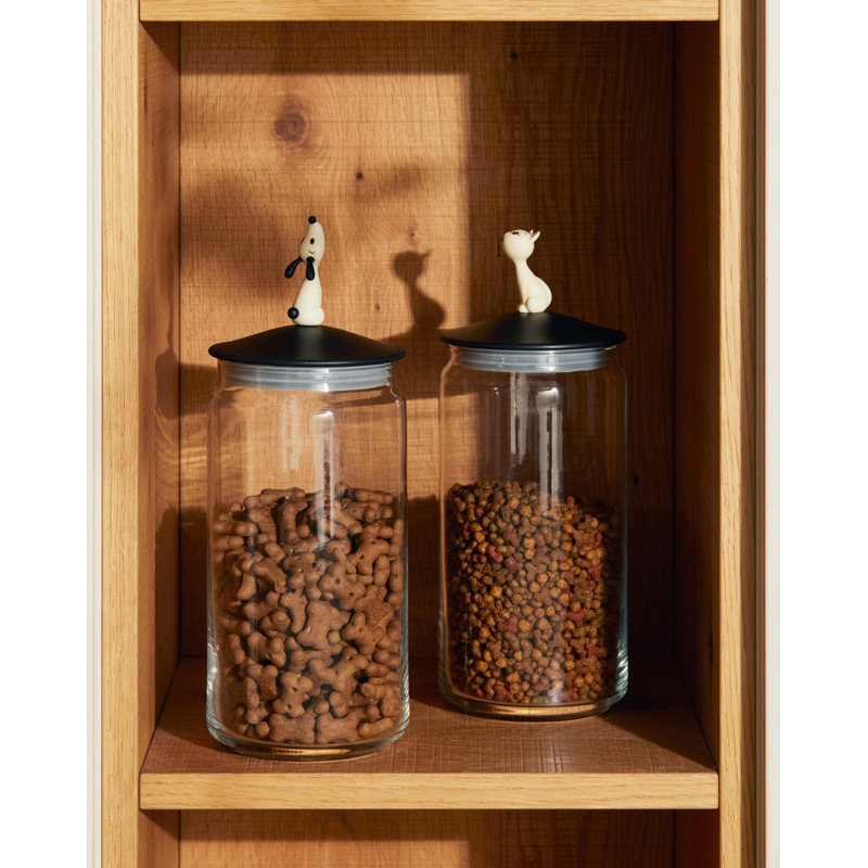 LulàJar Jar for Dog Food, Black