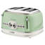 Ariete Vintage Dome Kettle, 4 Slice Toaster & Microwave-128500452