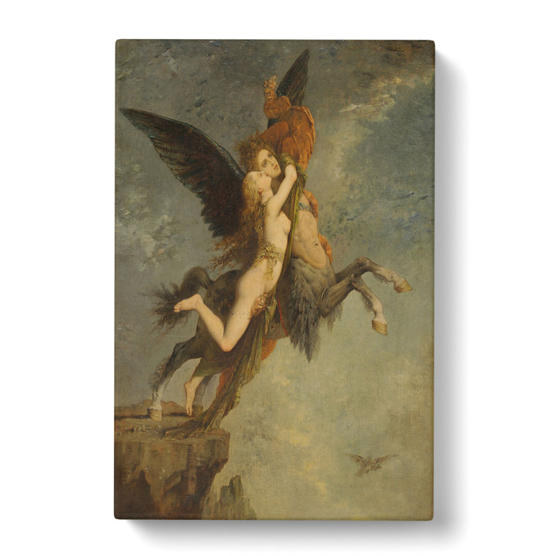 The Chimera by Gustave Moreau - Wrapped Canvas Painting, 76cm H x 50cm W x 3cm D