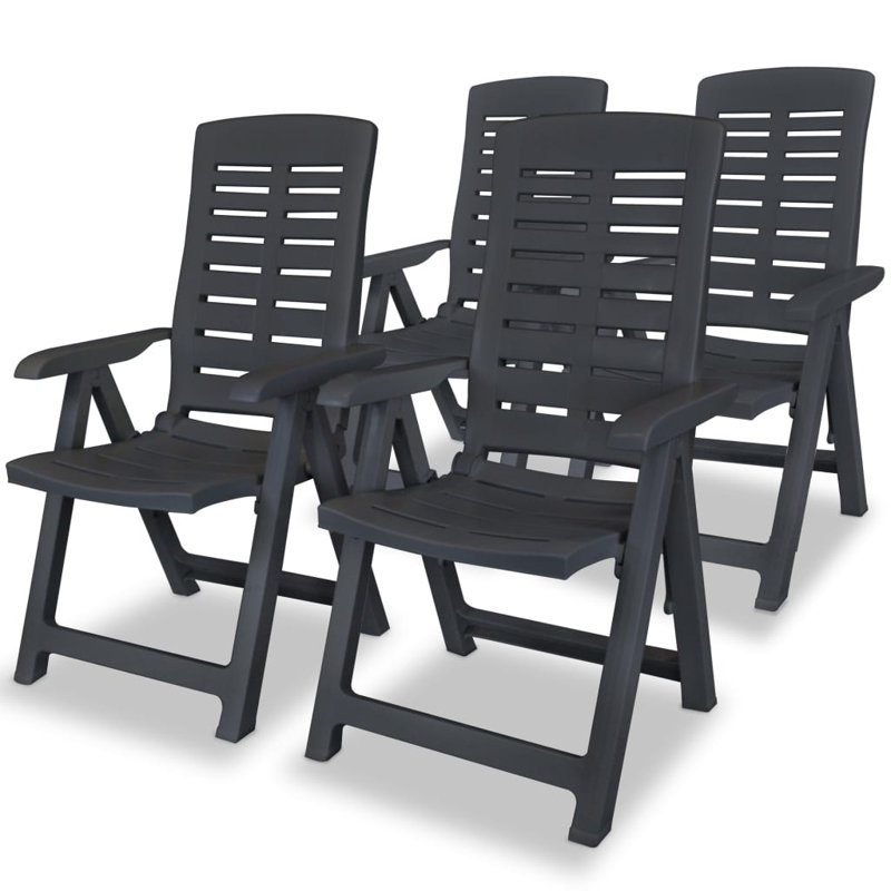 Krystyne Patio Dining Armchair, Anthracite