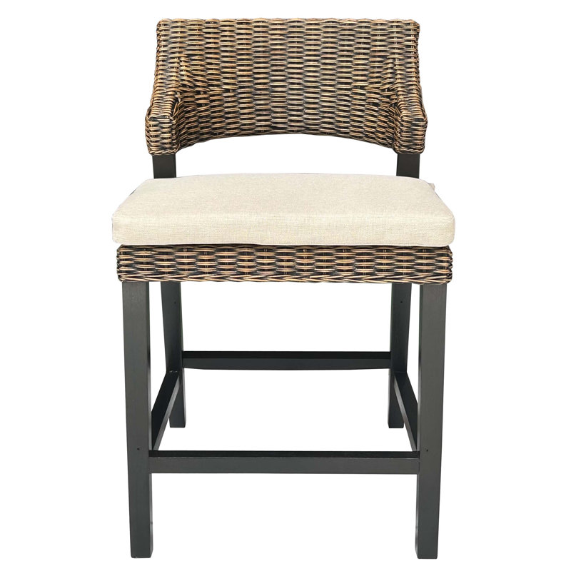 Tabouret de comptoir Morotai brun antique