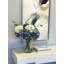 White And Blue Hydrangea Bouquet