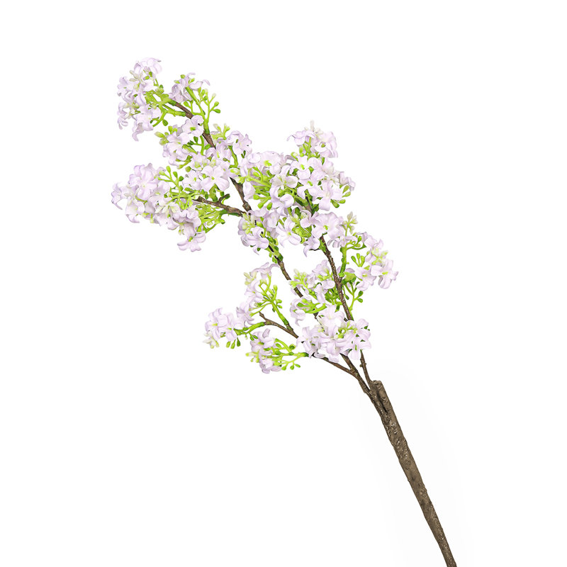 Tige de fleur de lilas artificielle, Lilas pâle