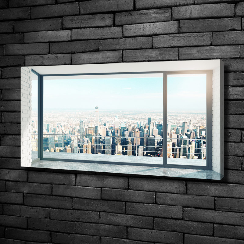 View Of The City - Wrapped Canvas Print