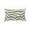 Zebra Gray Lumbar Outdoor Rectangular Sunbrella® Pillow Cover & Insert