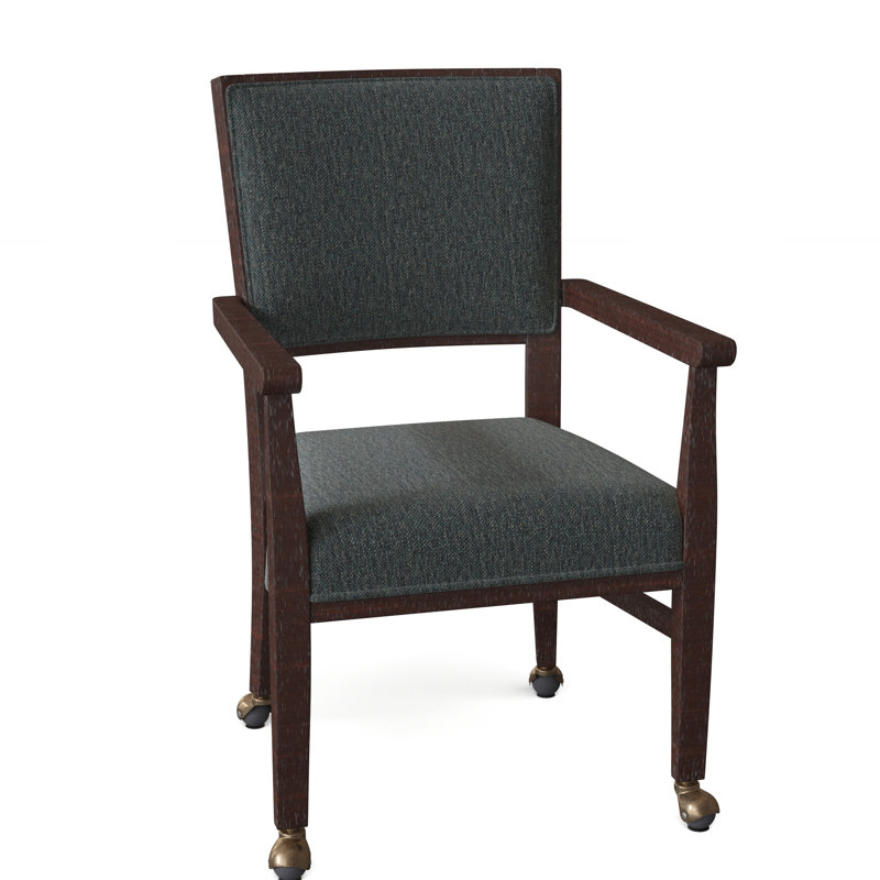Chaise avec accoudoirs rembourrée Dilworth, Espresso, 9508 Oasis