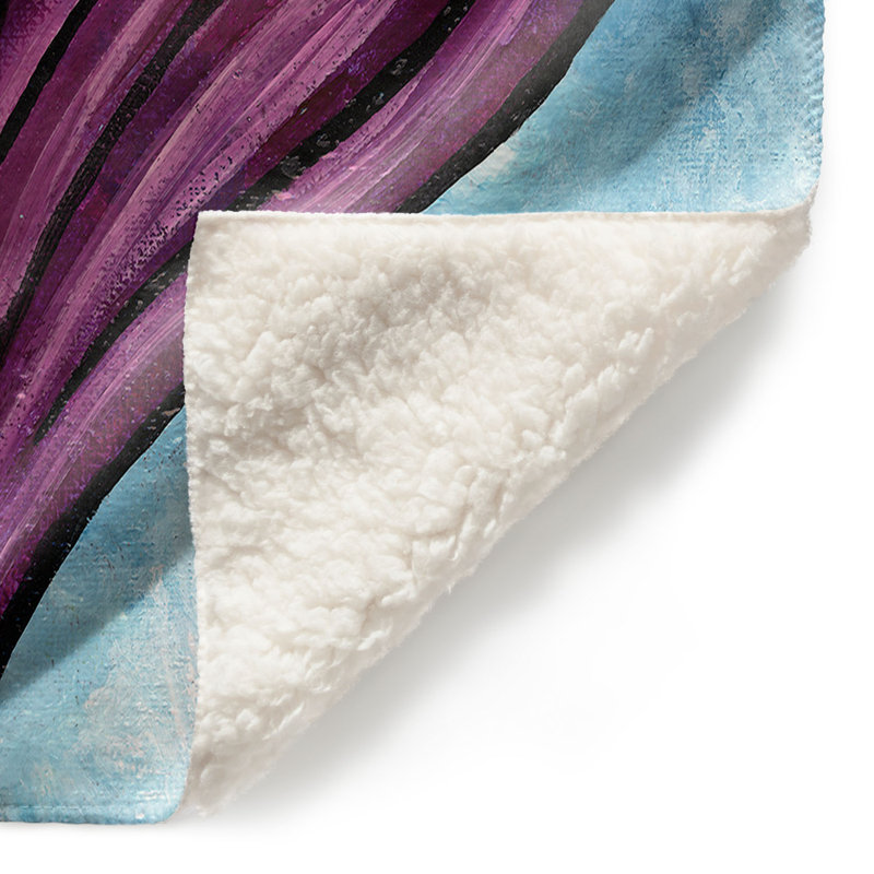 Hand Woven Throw Blanket, 51" x 60"
