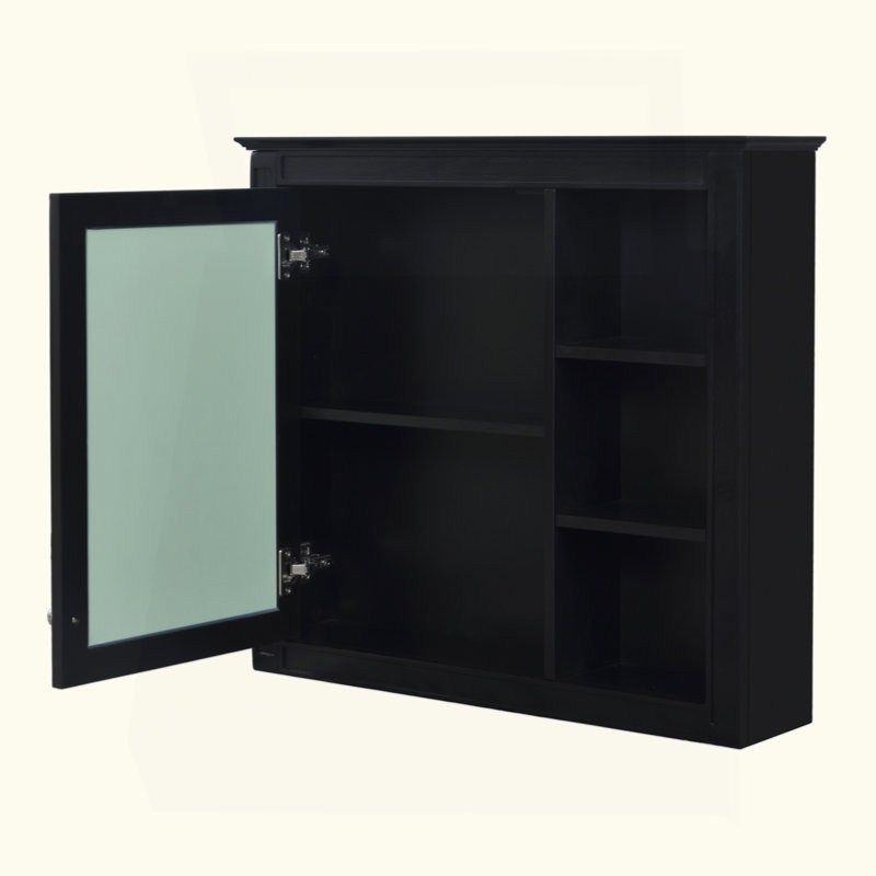 Armoire à pharmacie de salle de bain avec miroir, armoire à miroir murale avec rangement, armoire de rangement au-dessus de la toilette pour salle de bain