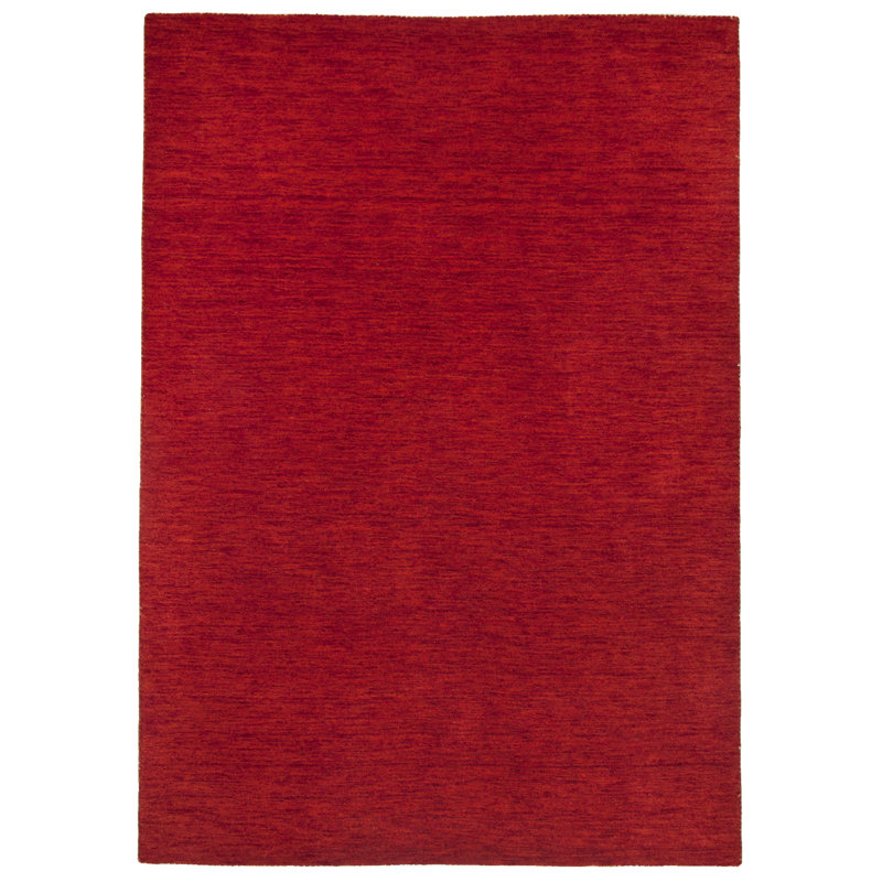 Stevenage Rectangle Wool Hand Woven Area Rug, Rectangular 70 x 140 cm