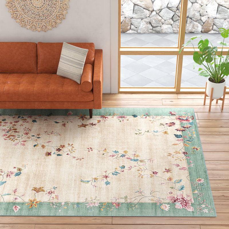 Amini Floral Area Rug, Rectangle 200 x 290cm
