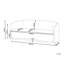 3 Seater Fabric Sofa ROSET-1485355490