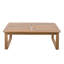 Table basse d'extérieur en bois d'acacia Azurel