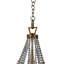 Sonny 1 - Light Single Cone Pendant with Wood Accents
