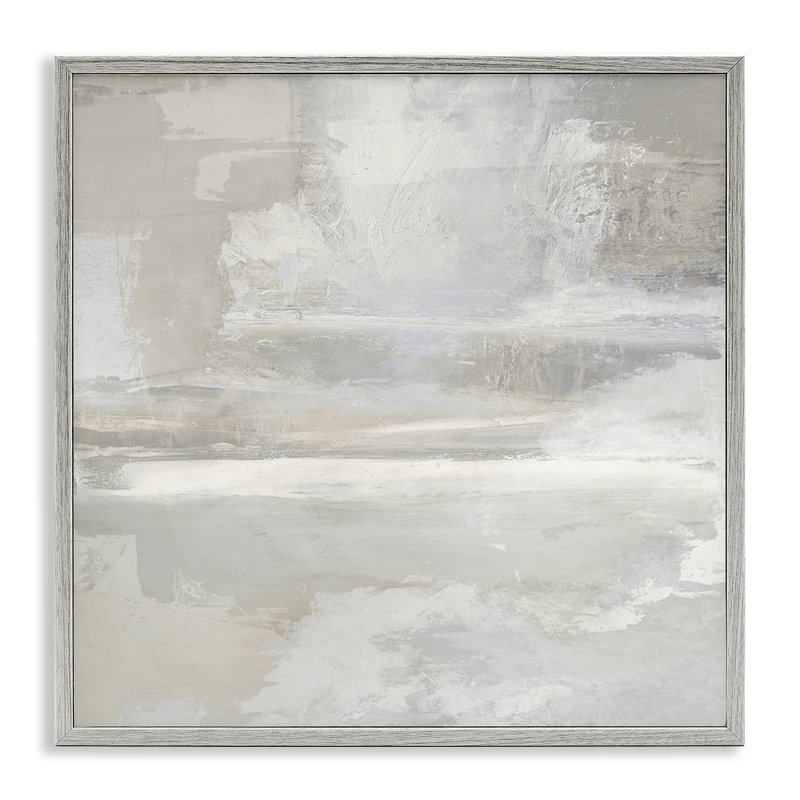 Giclée abstraite contemporaine contemporaine, encadrée par Rachel Springer, H 12 po x l 12 po, Estampe numérique Farmhouse