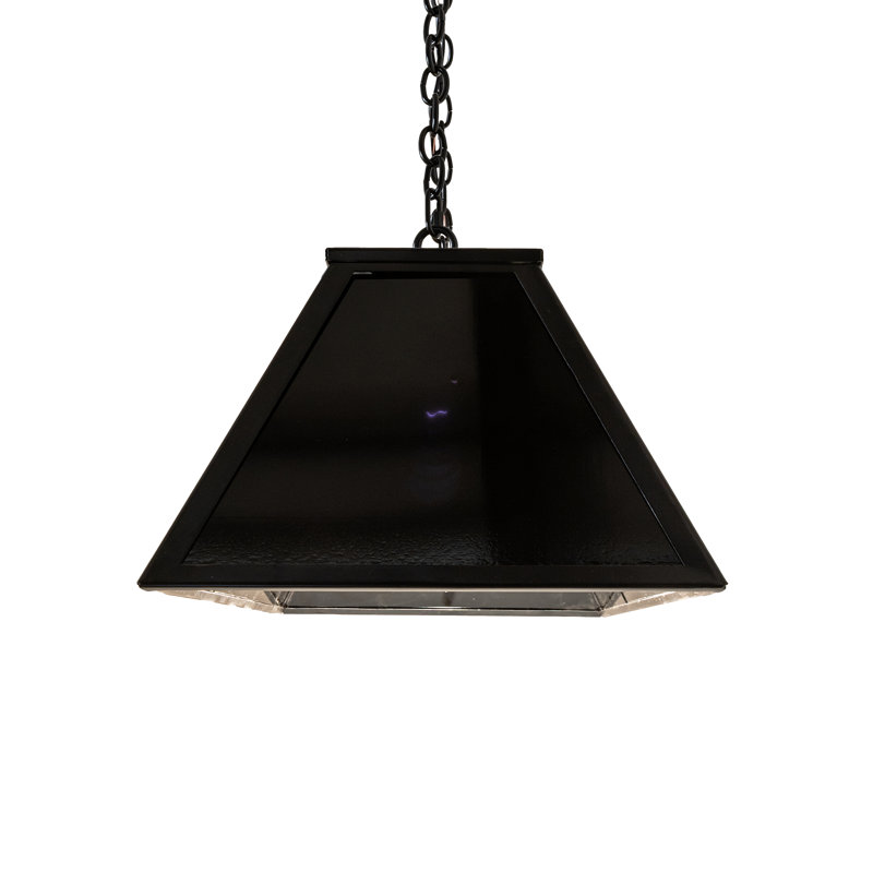48" Long Laquer Oblong Pendant