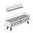 Modern Walnut TV Unit with Wall Shelf, 47.2 x 15.7 x 12.5 inches | 100% Melamine Coated Particle Board, 0.7 inches Thick | Stylish Geometric Design, Multiple Shelves, Wall-Mountable, Perfect for Living Room & Entertainment Spaces-1534386326