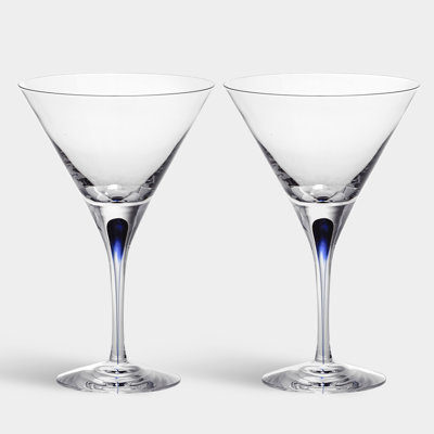 Intermezzo Blue 7 oz. Martini Glass
