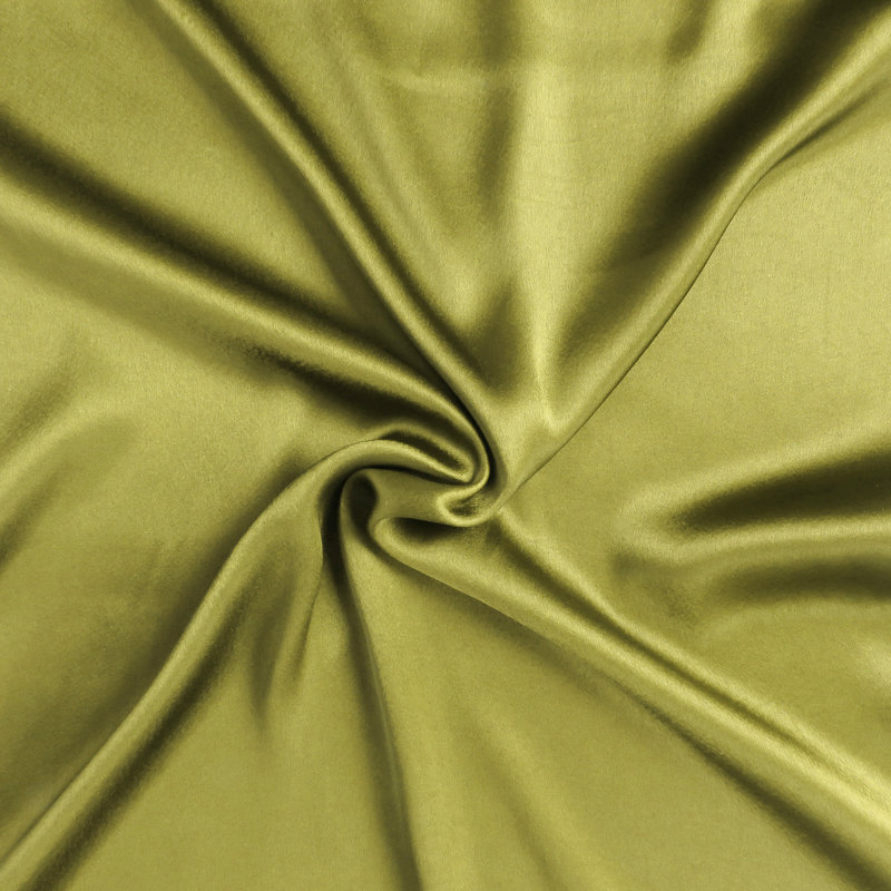 Taies d'oreiller en satin, Grand, Vert tilleul