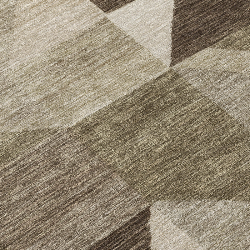 Machine Washable Indoor/Outdoor Jourdan ACN2373 Geometric Rug, Rectangle 10' x 14'