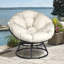 Fauteuil Papasan d'extérieur pivotant à 360 degrés-490327891