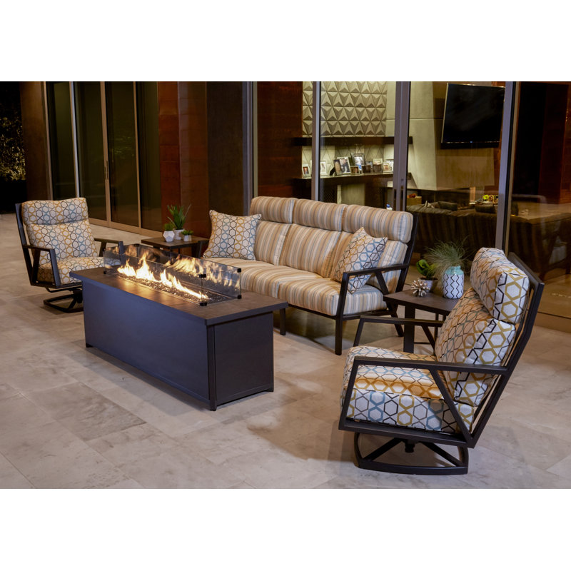Aris Outdoor Rocker Chair, Copper Creek, Adena Shale