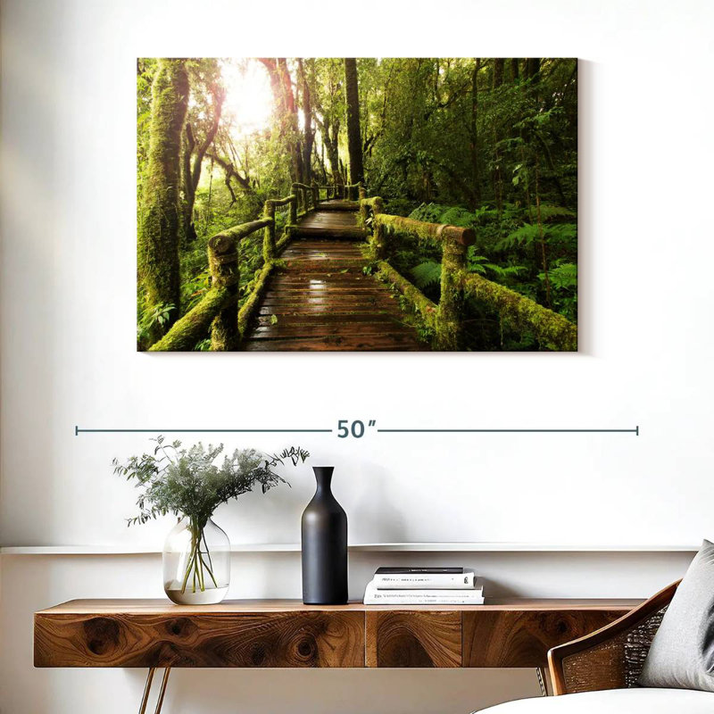 Passerelle Lilie Mossy Forest, H 26 po x l 39 po
