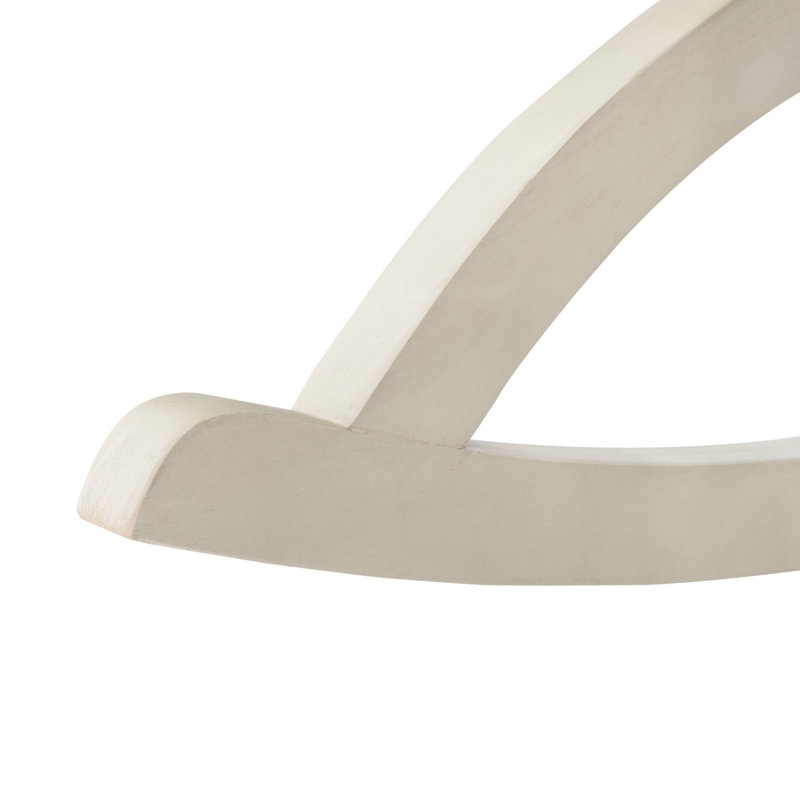 Chaise berçante Agamvir, Blanc