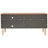 Mid-Century Modern Console TV Stand for 55" TV with Shelves - Gray/Brown-55919699