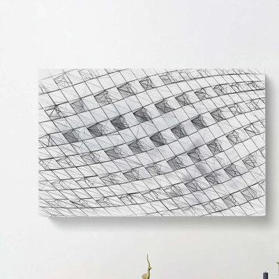 Architecture Sketch Vol.12 in Abstract - Wrapped Canvas Graphic Art Print