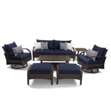 Barcelo 7 Piece Rattan Sofa Set with Cushions