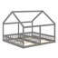Lit plateforme House, deux lits partagés-300761355