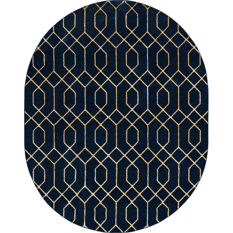 Tapis contemporain Corando, Ovale 7 pi 10 po x 10 pi