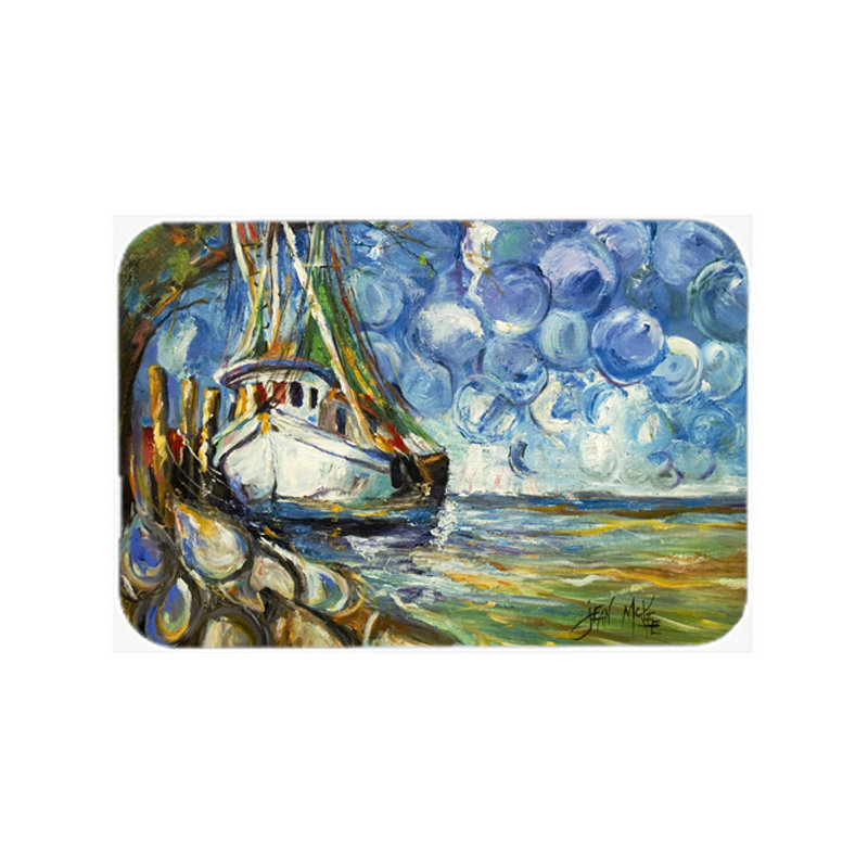 Planche à découper en verre 101 caroline trésors Shrimp Boat