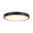 Andenne 9-in Alabaster dimmable LED Flush Mount with Brushed Gold Finish-328508763