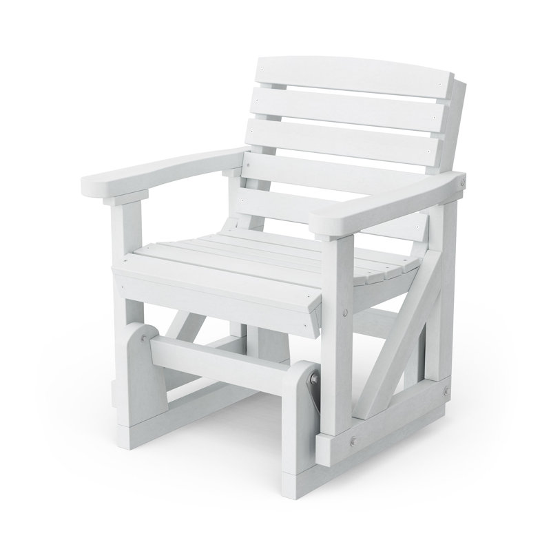 Fauteuil oscillant classique classique, Blanc