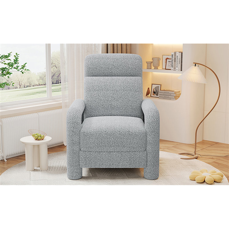Fauteuil inclinable Tamaran Upholstery, 100 % lin gris