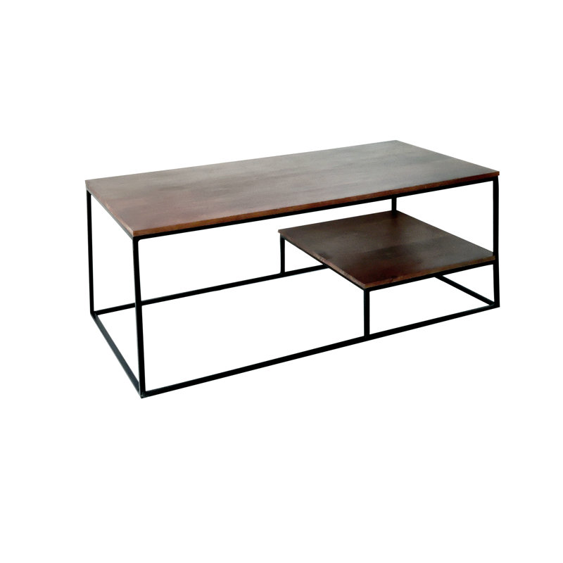 Timko Frame Coffee Table, Walnut