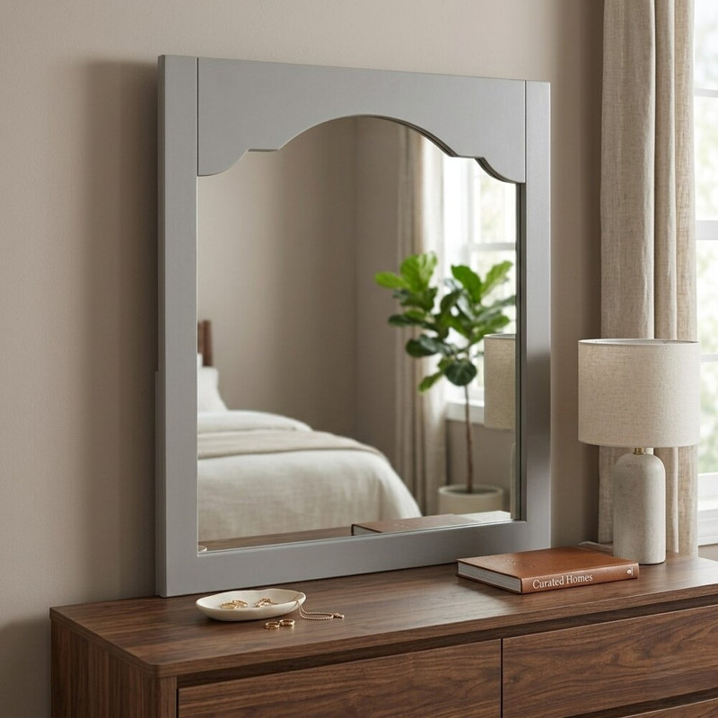 Glencoe gris 32,25 po X P 36 po Miroir H Classic, Gray